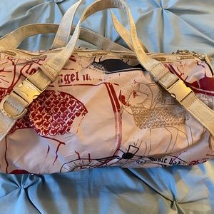 L.A.M.B. Mega Barrel bag Icon Tan. Y2K Season 4 2004. Used excellent condition.